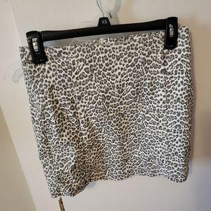 Cheetah print skirt